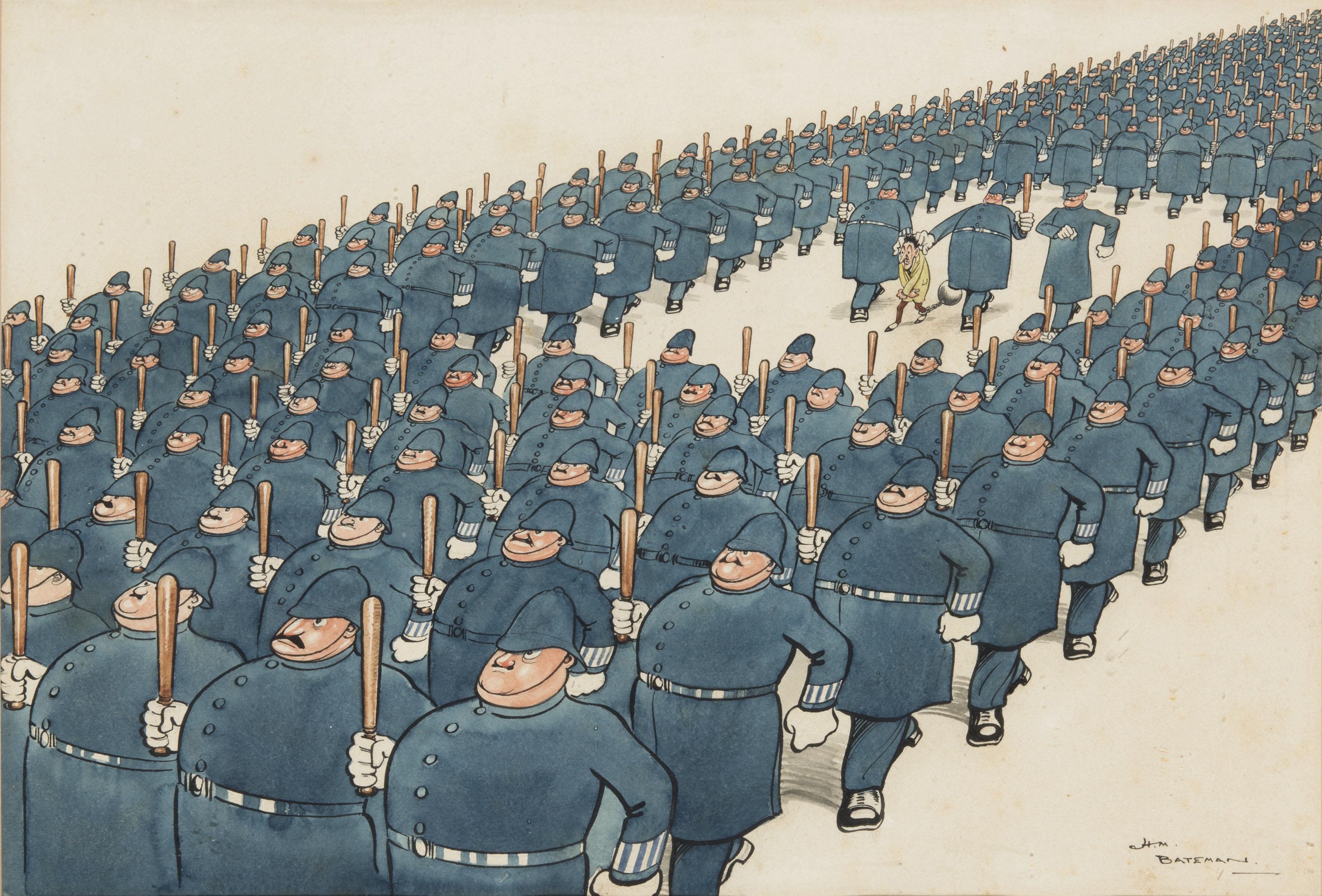 Henry Mayo Bateman - A slight misunderstanding with the till