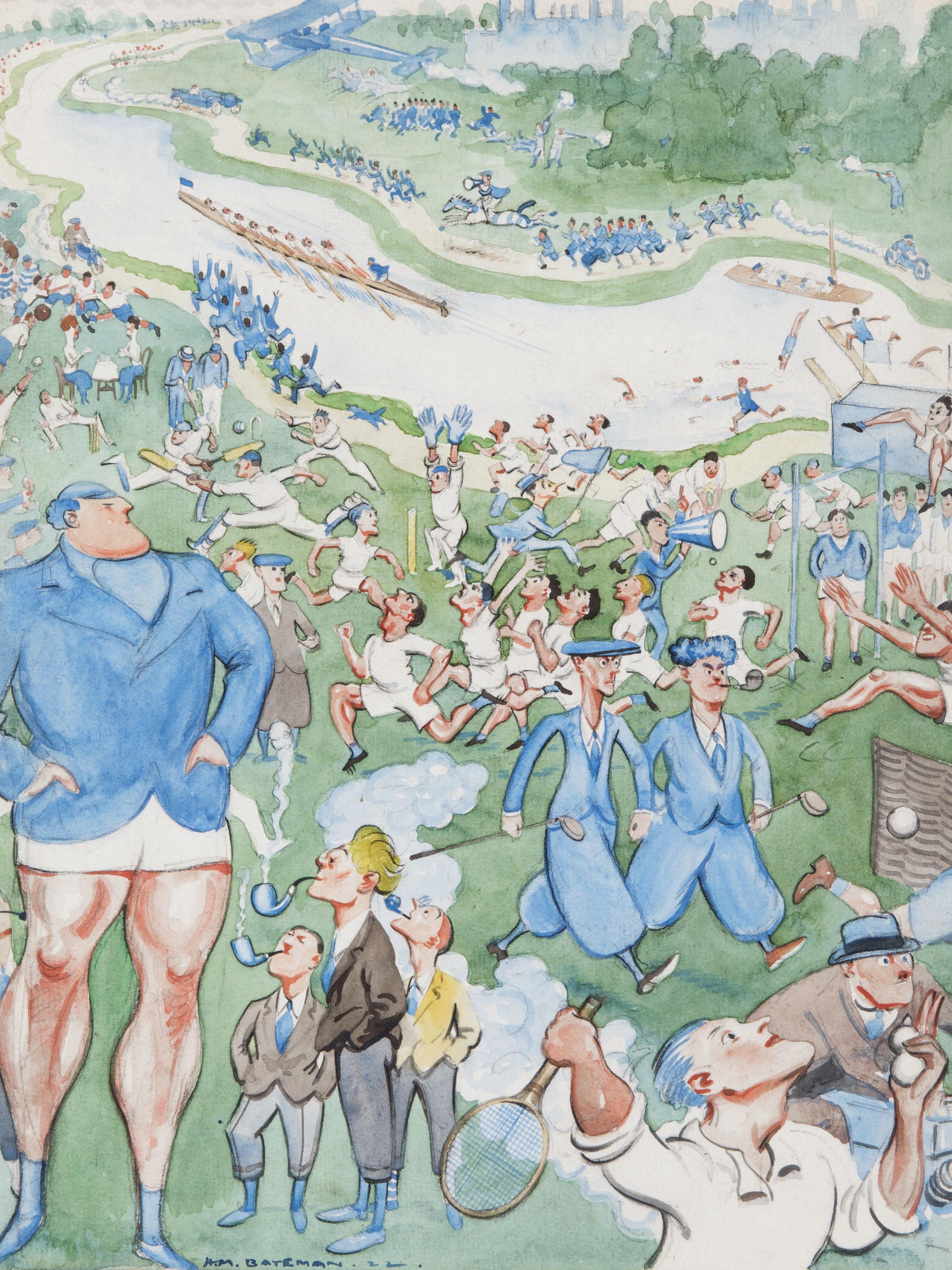 Henry Mayo Bateman - Cambridge Unvisited