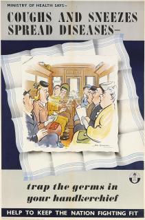 Henry Mayo Bateman - Coughs And Sneezes Spread Diseases