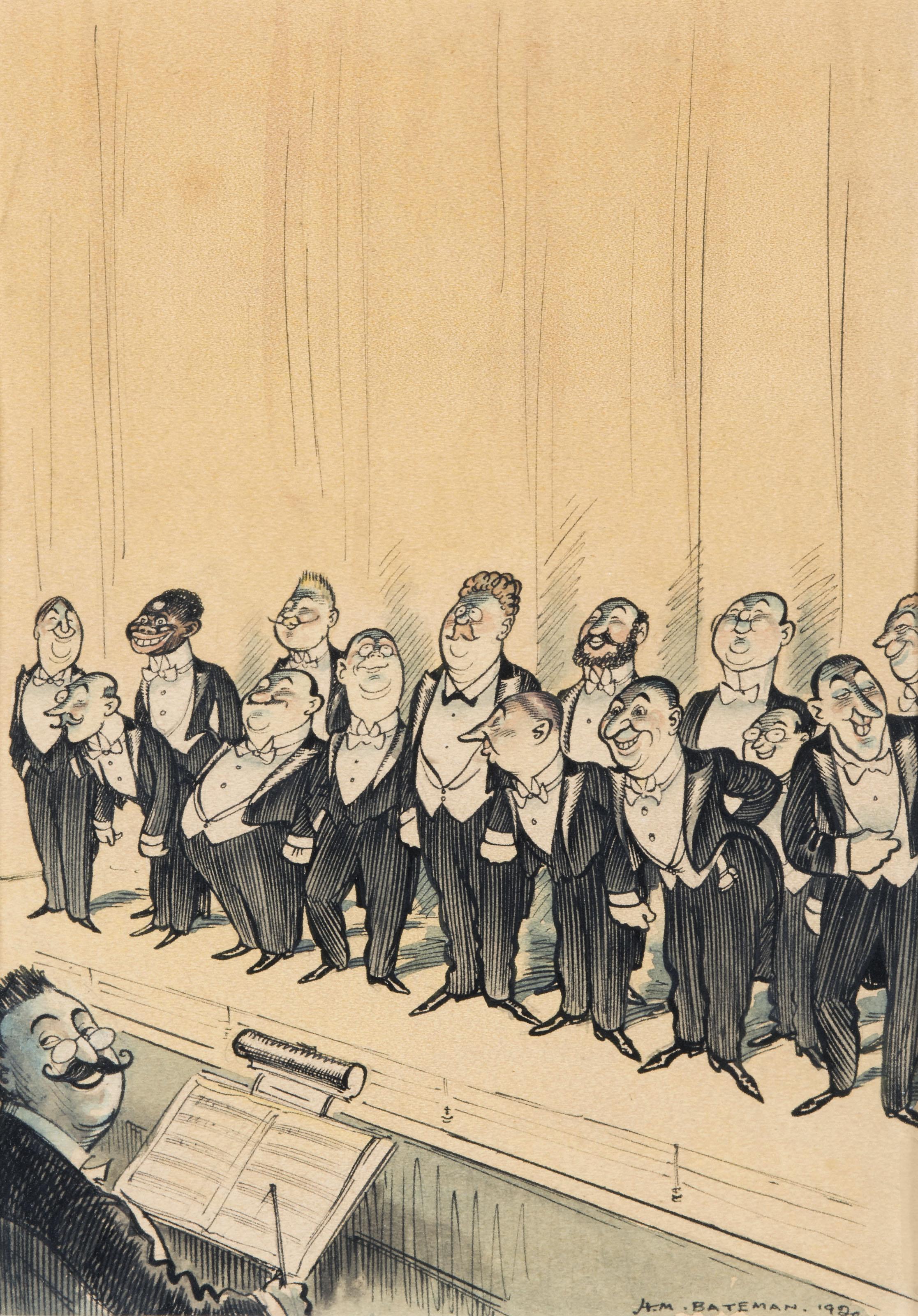 Henry Mayo Bateman - The Author of the latest revue takes his call