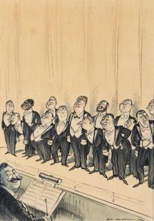 Henry Mayo Bateman - The Author of the latest revue takes his call