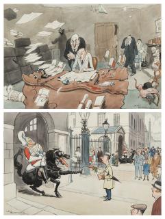 Henry Mayo Bateman - The Deed (i); and Very well meant (ii)