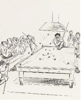 Henry Mayo Bateman - The Local Snooker Champion Shows Olympic Games Form