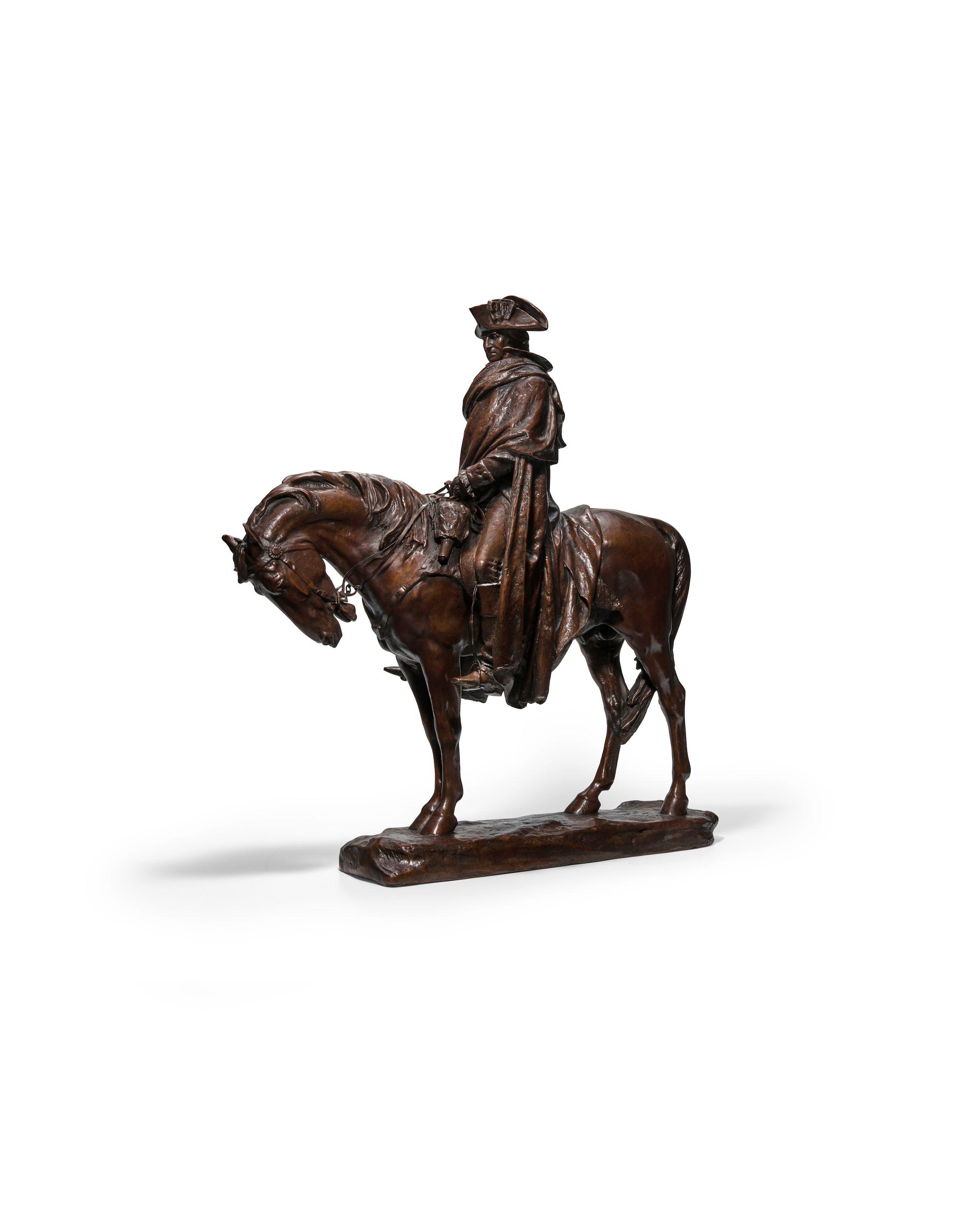 Henry Merwin Shrady - George Washington at Valley Forge 25 in. (63.5 cm.) high