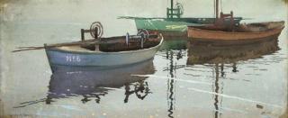 Henry Meynell Rheam - Fishing boats at St Ives