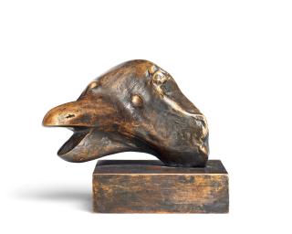 Henry Moore O.M., C.H. - Animal Head: Open Mouth