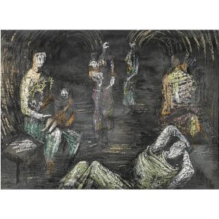 Henry Moore, O.M., C.H. - Figures In The Underground