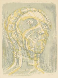 Henry Moore O.M., C.H. - Head of Prometheus, from Prométhée