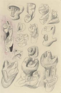 Henry Moore, O.M., C.H. - Ideas for sculpture