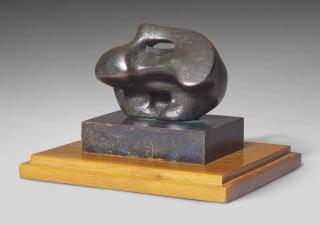 Henry Moore, O.M., C.H. - Maquette For Sculpture With Hole And Light