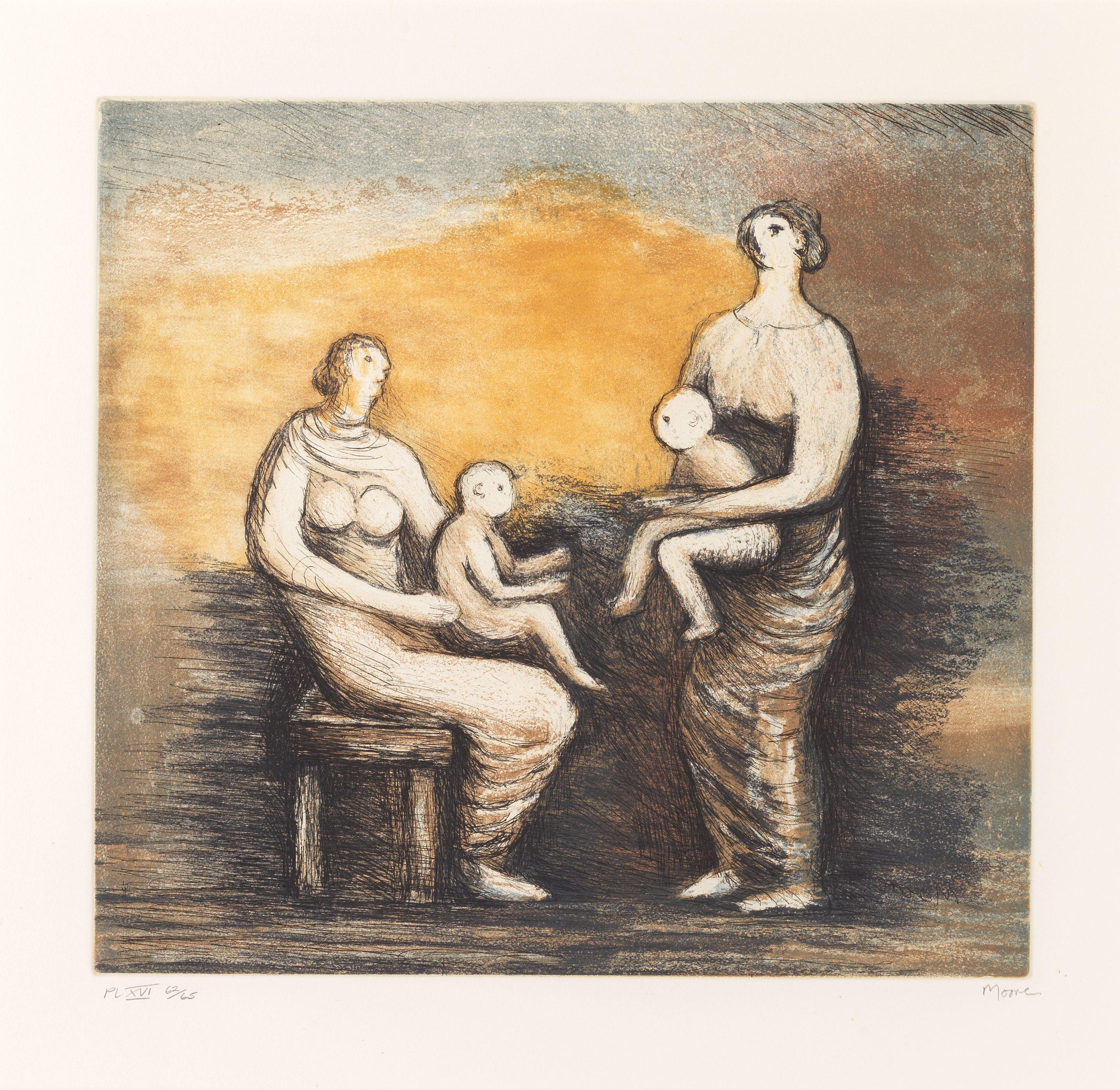 Henry Moore O.M., C.H. - Mother and Child XVI, from Mother and Child