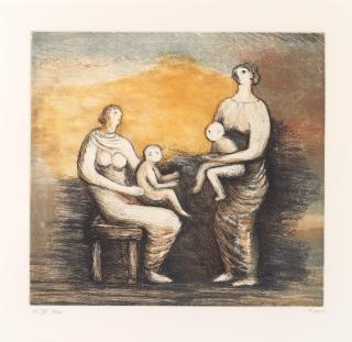 Henry Moore O.M., C.H. - Mother and Child XVI, from Mother and Child
