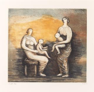 Henry Moore O.M., C.H. - Mother and Child XVI, from Mother and Child