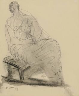Henry Moore, O.M., C.H. - Seated Woman