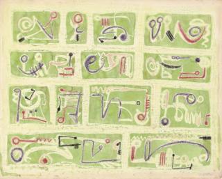 Henry Moore, O.M., C.H. - Textile Design