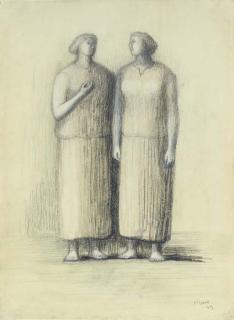 Henry Moore, O.M., C.H. - Two Women