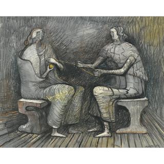 Henry Moore, O.M., C.H. - Women Winding Wool