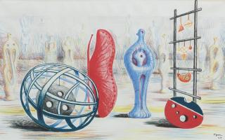 Henry Moore OM CH - Sculptural Objects from School Prints