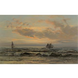 Henry Moore R.A. R.W.S. - Calming Down