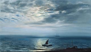 Henry Moore, R.A., R.W.S. - Light airs at sunset