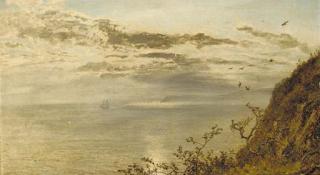 Henry Moore, R.A., R.W.S. - Sunset Off The Coast