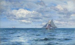 Henry Moore, R.A., R.W.S. - The lonely sea and the sky