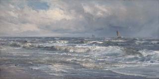 Henry Moore, R.A. - A breezy day