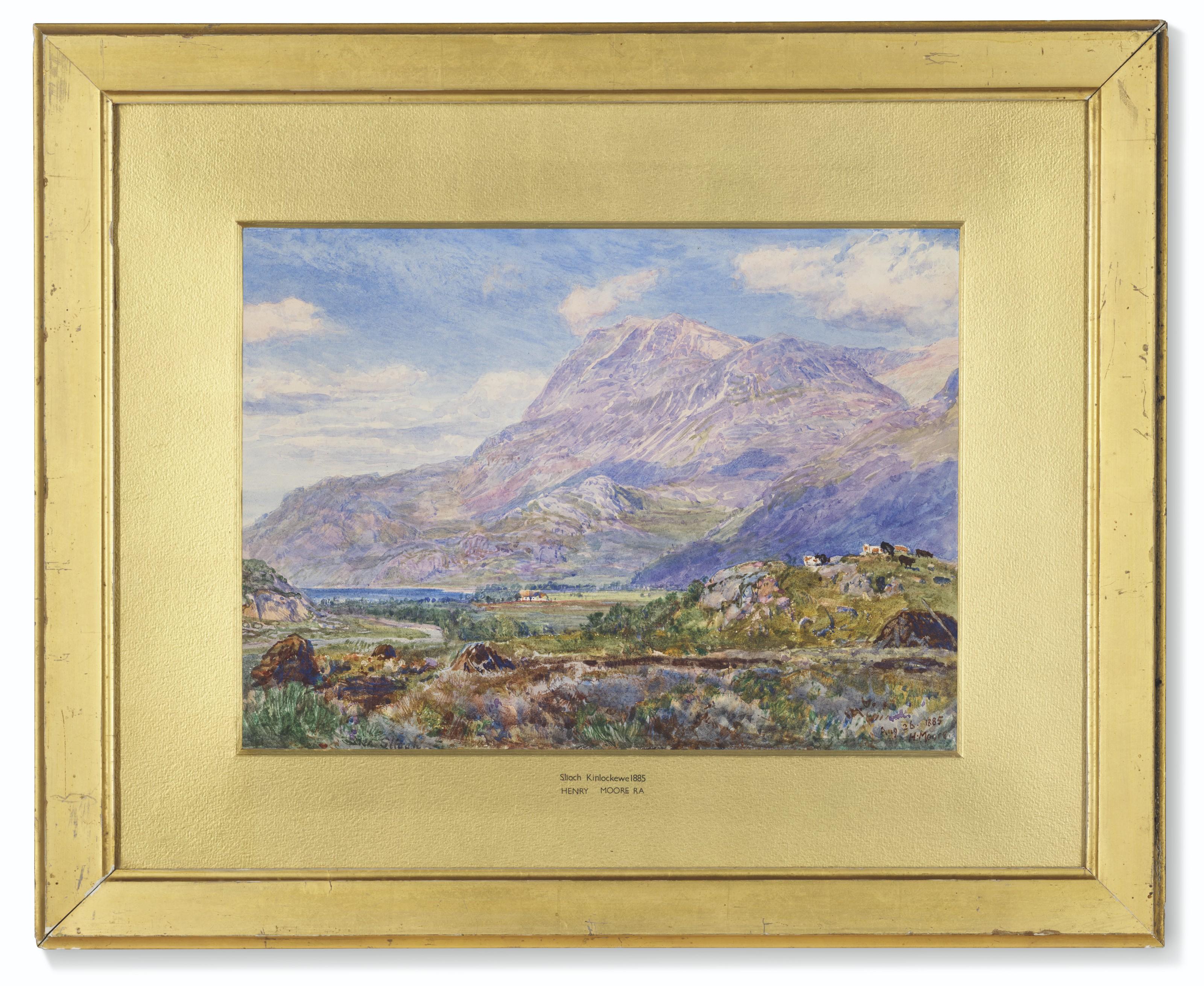 Henry Moore, R.A. - Ben Slioch, Kinlochewe, Wester Ross, 1885
