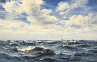 Henry Moore, R.A. - Half a Gale: outside Poole