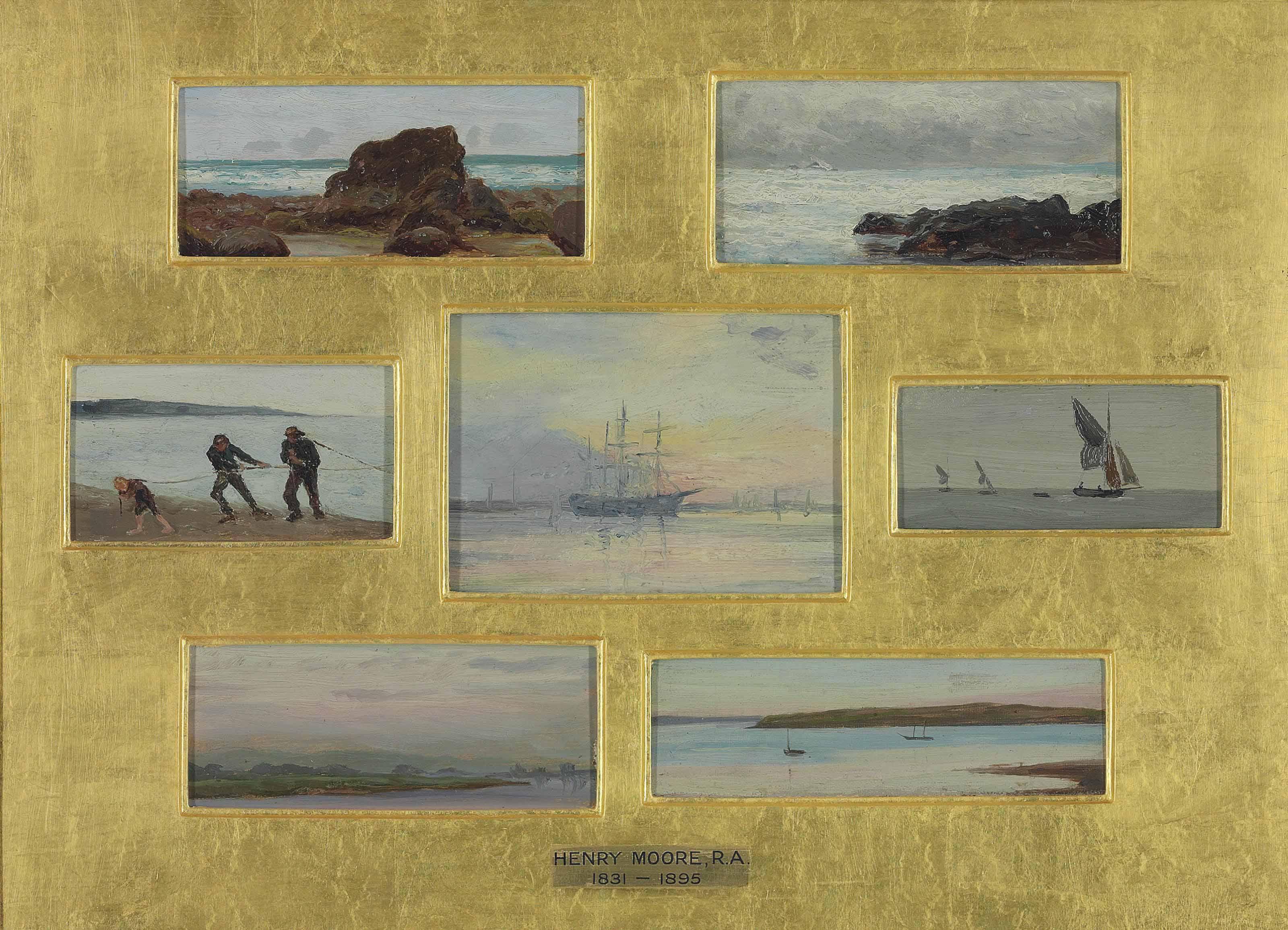 Henry Moore, R.A. - Seven maritime sketches