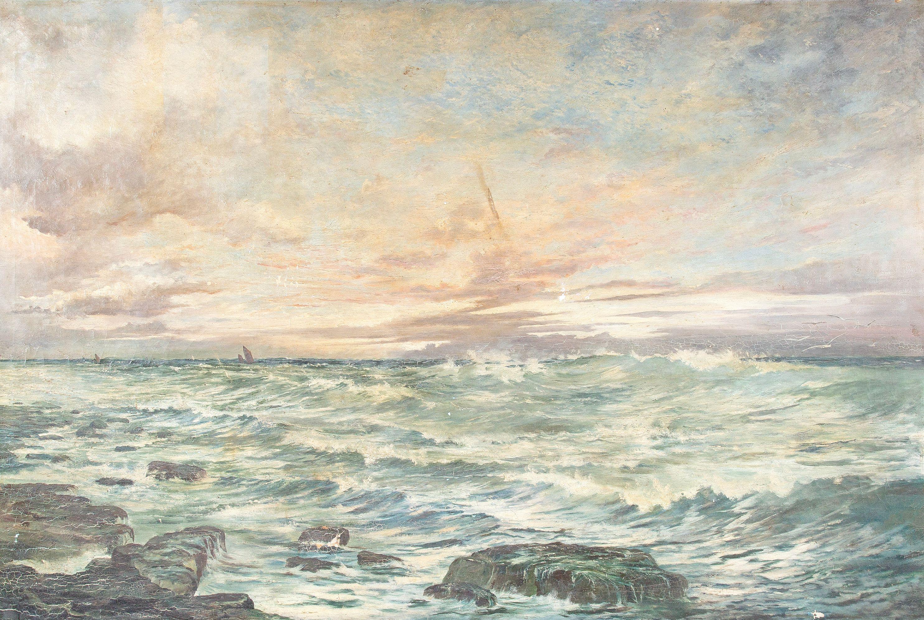 Henry Moore, RA - A calm sea