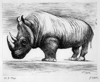 Henry Moore - Animals in the Zoo (Cramer 631-645)