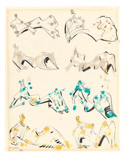 Henry Moore - Eight Reclining Figures