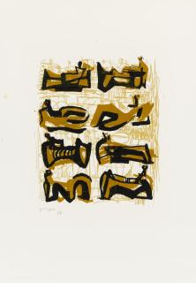 Henry Moore - Eight reclining figures