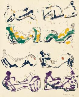 Henry Moore - Eight Reclining Figures