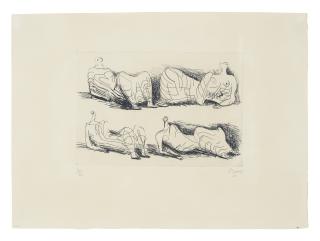 Henry Moore - Four Draped Reclining Figures