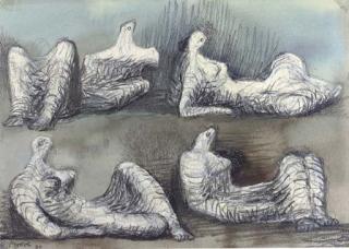 Henry Moore - Four Reclining Figures
