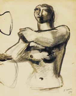 Henry Moore - Half figure