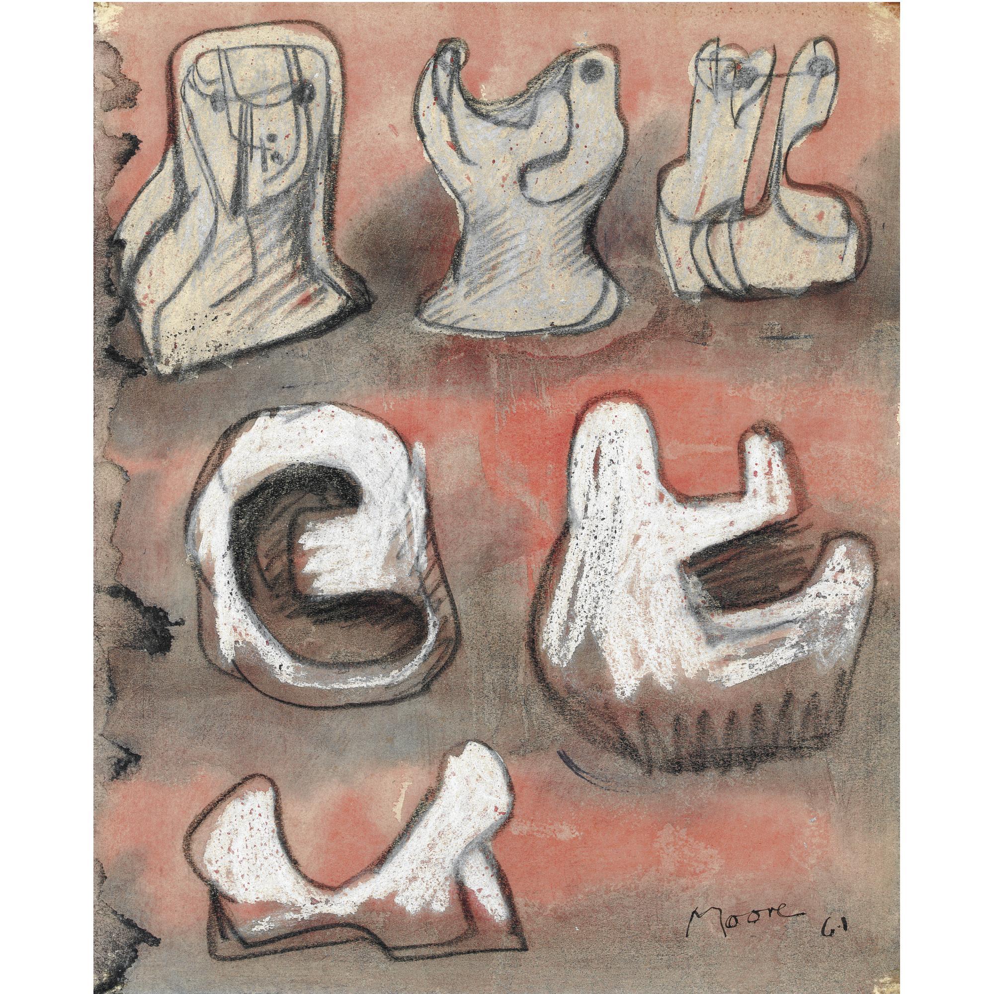 Henry Moore - Heads And Ideas For Sculpture