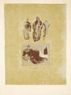 Henry Moore - La Poésie: Créole lady (Cramer 321); Three Reclining Figures (C. 325); Femme allongée (C. 322); Four standing figures (C. 323); ideas from a sketchbook (C. 324); Three Scuplural forms (C. 320)