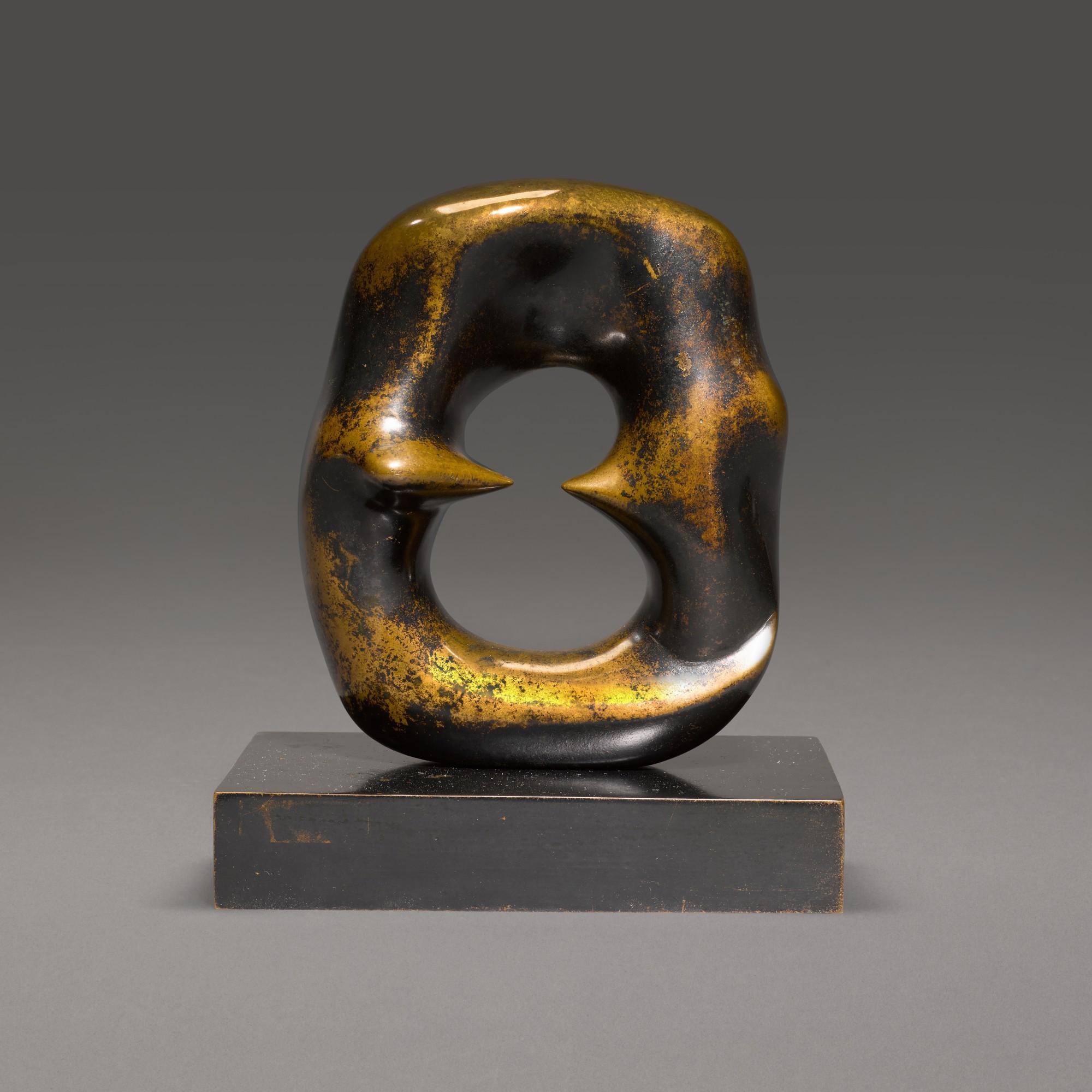 Henry Moore - Maquette For Oval With Points
