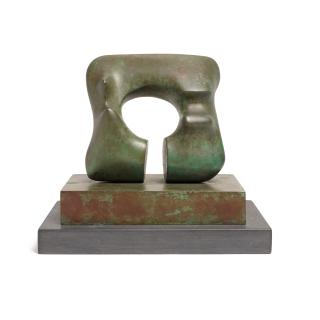 Henry Moore - Maquette for Square Form with Cut