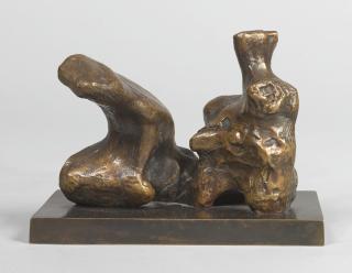 Henry Moore - Maquette For Two Piece Reclining Figure No. 1