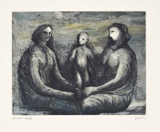 Henry Moore - Mother And Child: Four Plates