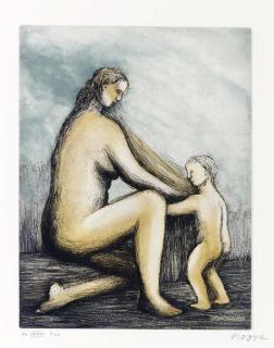 Henry Moore - Mother And Child, London, Raymond Spencer Company Ltd., 1987 (C. 671-700)