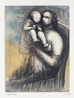 Henry Moore - Mother And Child, R. Spencer And Co., London, 1987 (Cramer 671-685; 687-700)