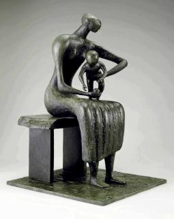 Henry Moore - Mother And Child With Apple