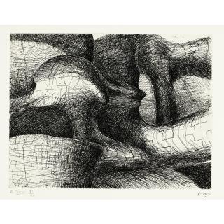 Henry Moore - Plate XXV; Plate XXVI; from Elephant Skull (2 works)