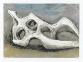 Henry Moore - Reclining Figure Bone (C. 652)