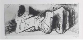 Henry Moore - Reclining figure II (Cramer 193)